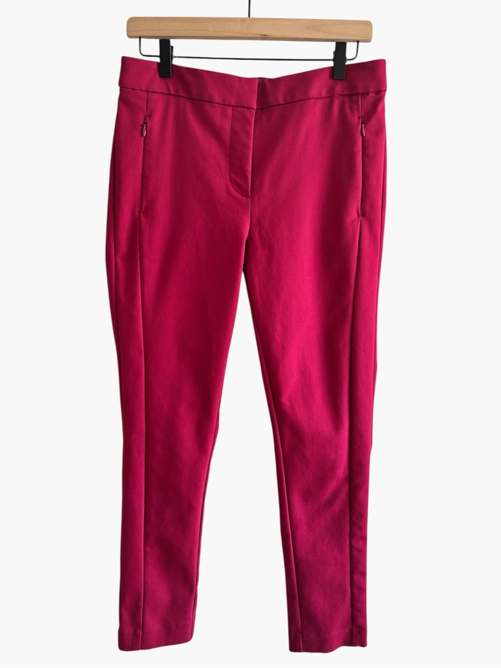 LOFT High Waist Skinny Cropped Pants Size 6 Stretch Workwear Classic Statement